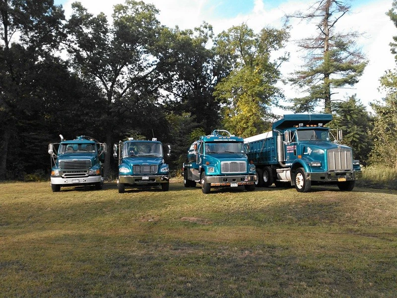 Wolven Septic and Excavation truck fleet